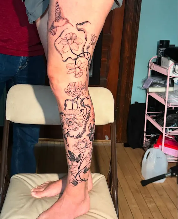 Neon Tiger Tattoo 2