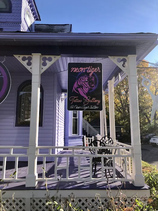 Neon Tiger Tattoo 6