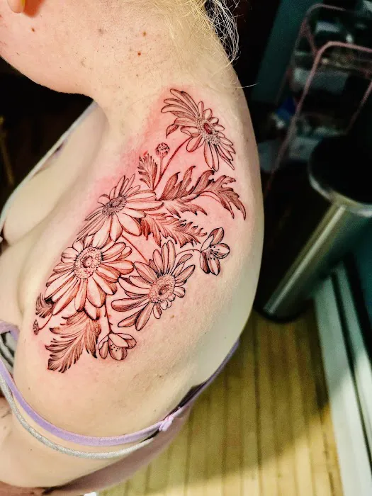 Neon Tiger Tattoo 3