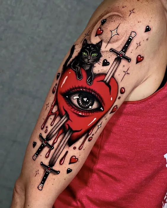 Black Casket Tattoo 0