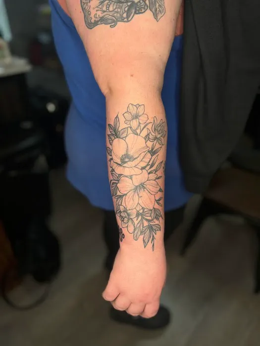 Bold Magnolia Tattoo 6