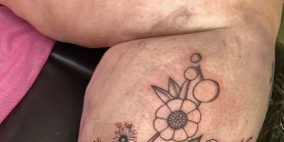 Painted Rose Tattoos
