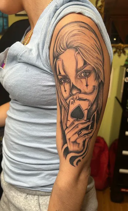 Painted Rose Tattoos 7