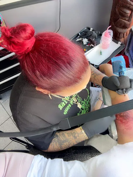 Painted Rose Tattoos 6