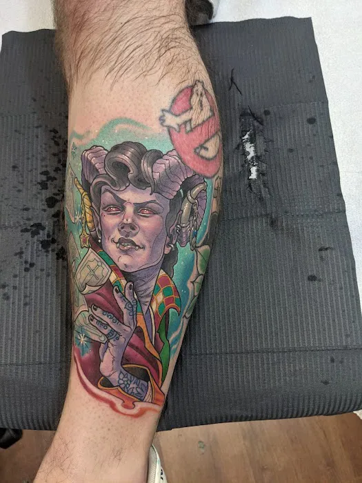 Raygun Samurai Tattoo 2