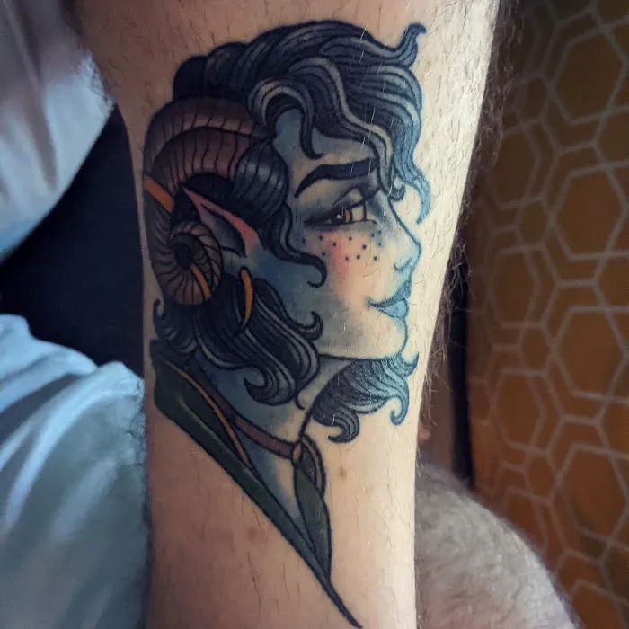 Raygun Samurai Tattoo 0