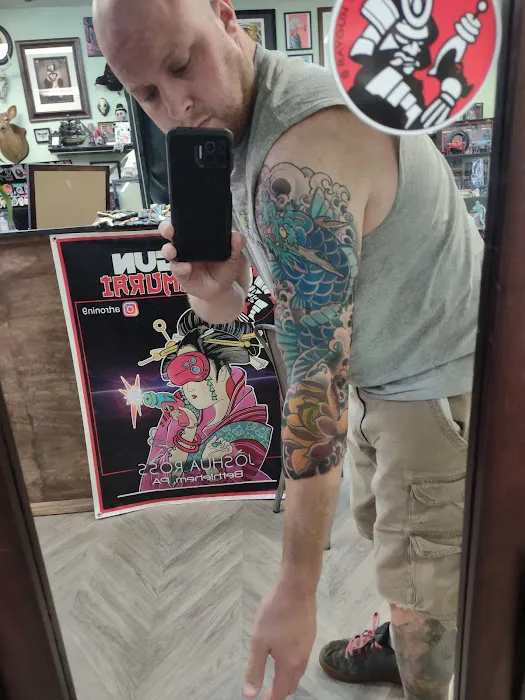 Raygun Samurai Tattoo 6