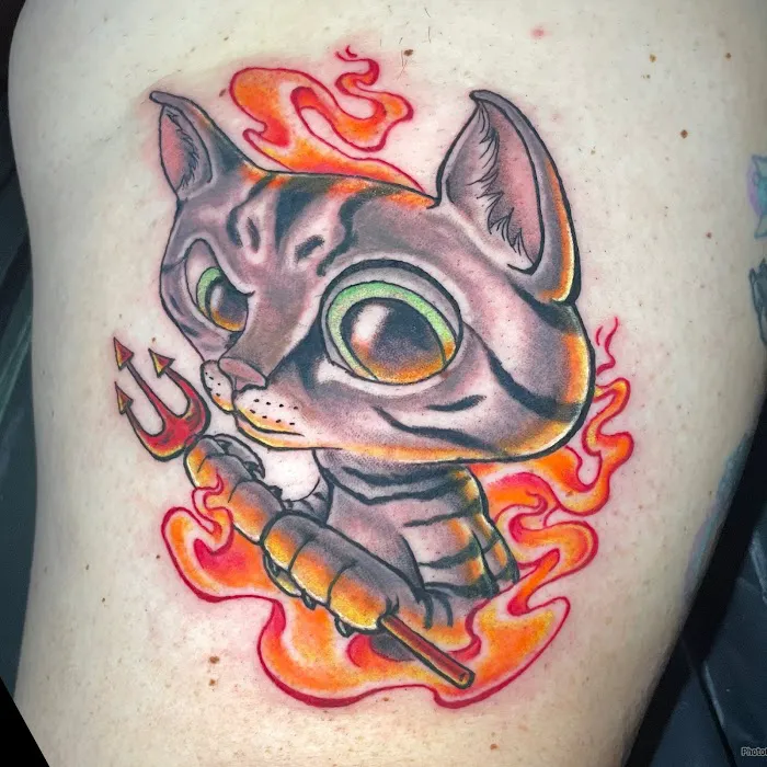 Cosmic Primate Tattoo 2