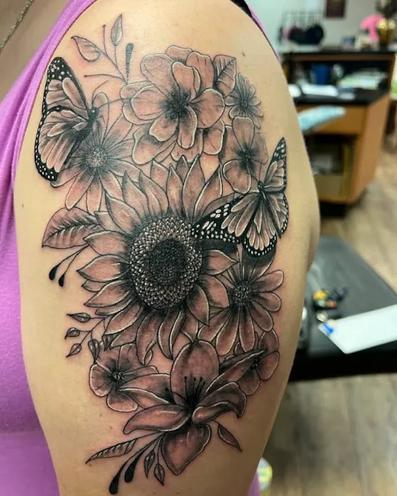 Compass Rose Tattoo 1