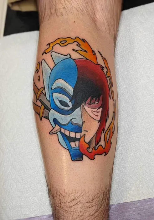 Double Daggers Tattoo 1