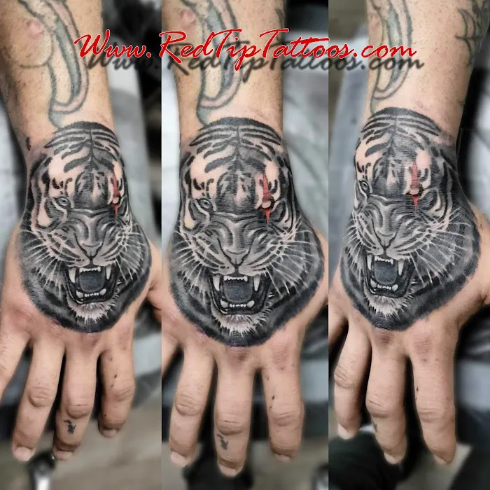 Red Tip Tattoos 4