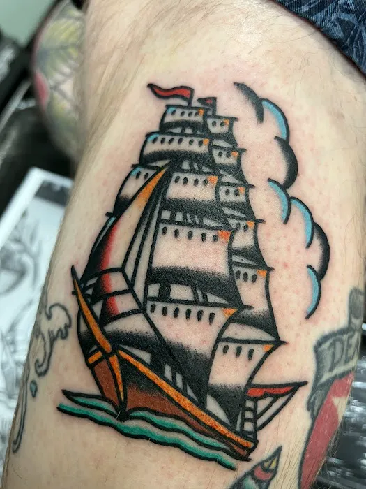 Rose And Dagger Tattoo 7