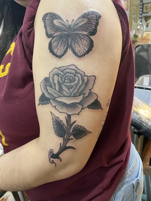 Yellow Rose Tattoo 1