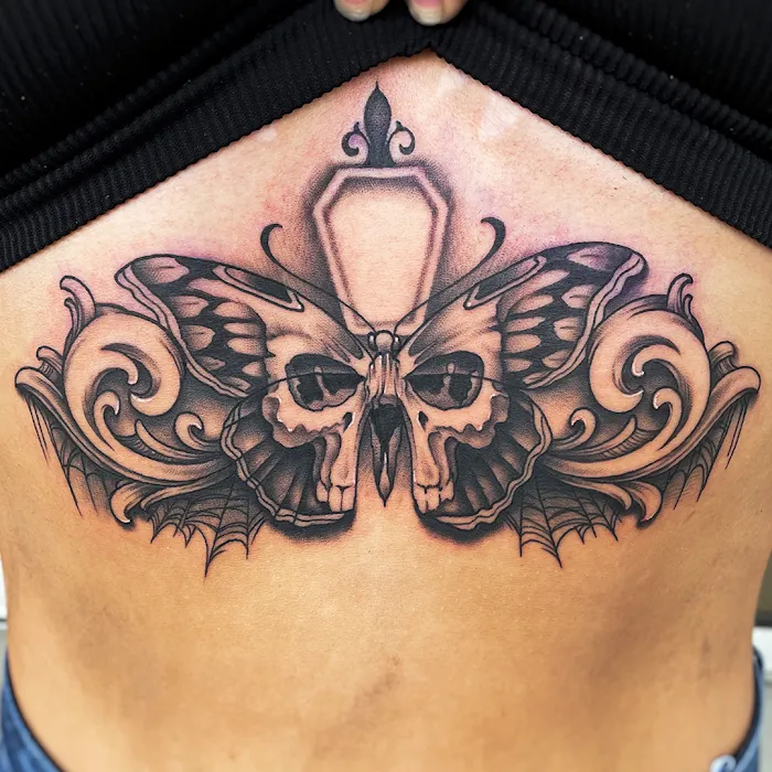 Gilded Heron Tattoo 3