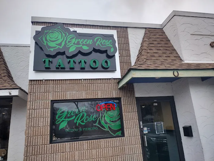 Green Rose Tattoo 5