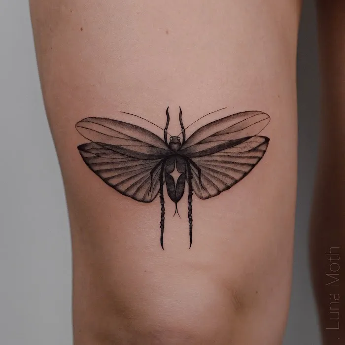 Luna Moth Tattoo 5