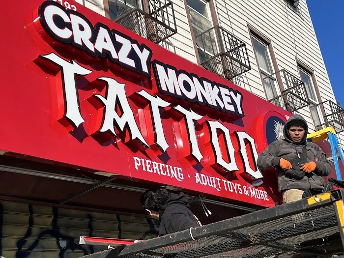Crazy Monkey Tattoo 2