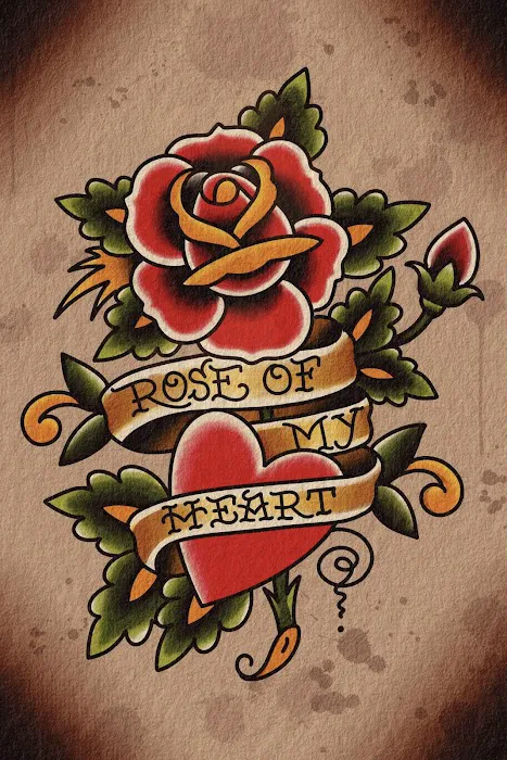 Rose of my heart tattoo 1