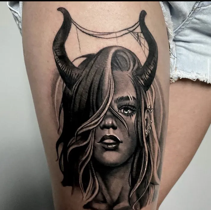Fox & Fern Tattoo 9