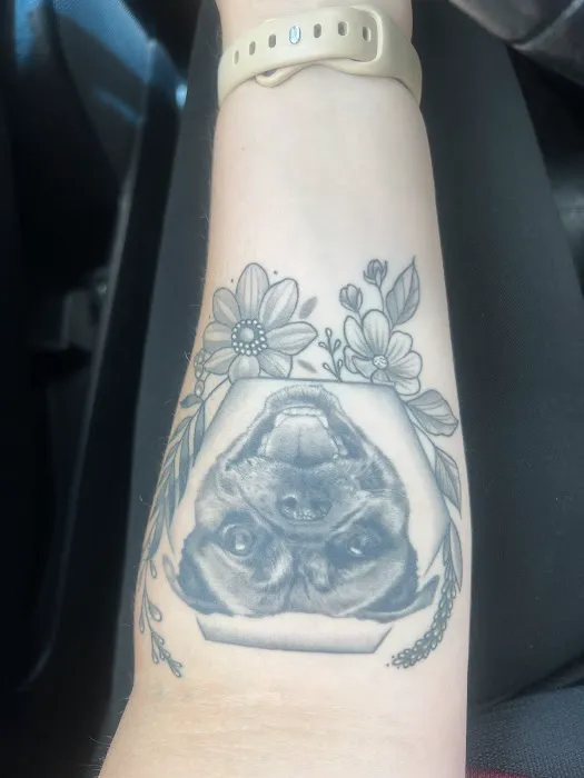 Fox & Fern Tattoo 8