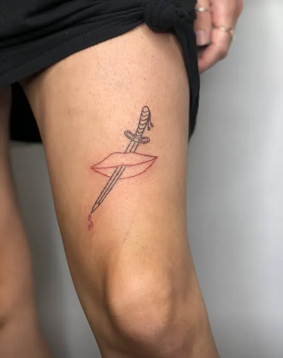 Plain Jane Hand-Poked Tattoos 7