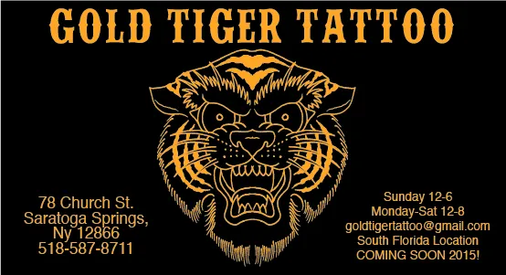Gold Tiger Tattoo 0