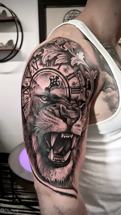 Iron Lion Tattoo 4