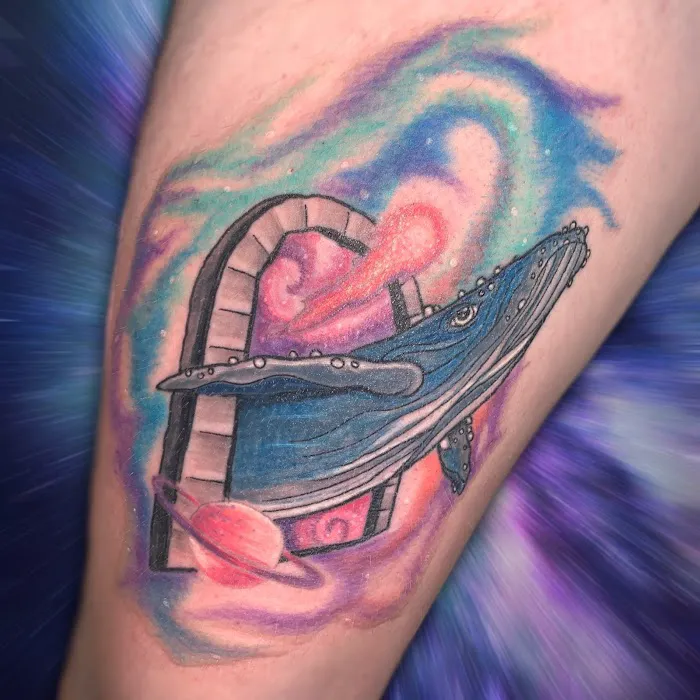 Neon Moon Tattoo 6