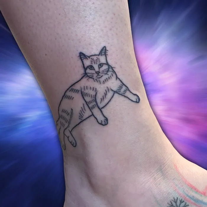 Neon Moon Tattoo 8