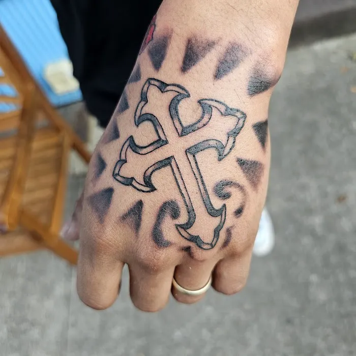 Tommy Houlihan's Miraculous Medal Tattoo 7
