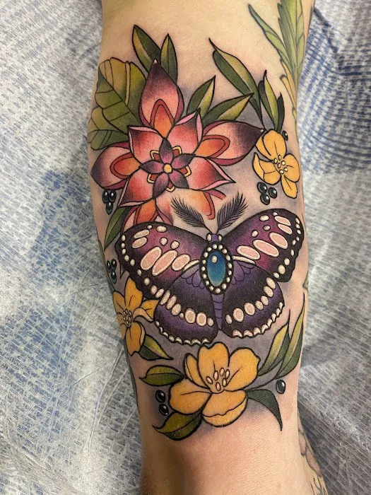 Caged Raven Tattoo 2