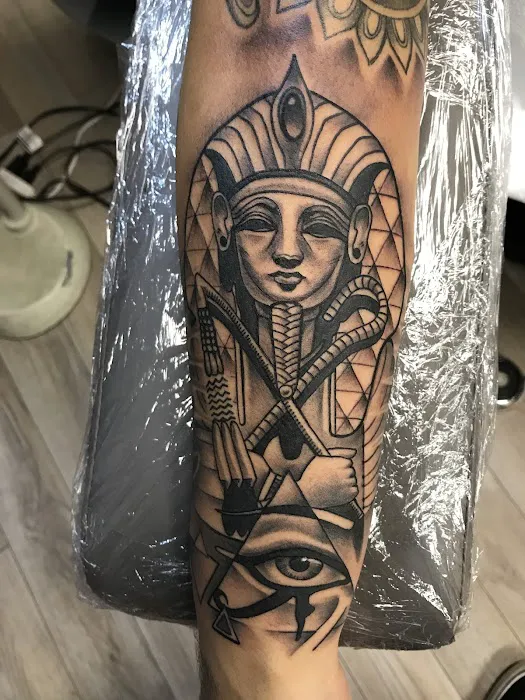 Caged Raven Tattoo 6