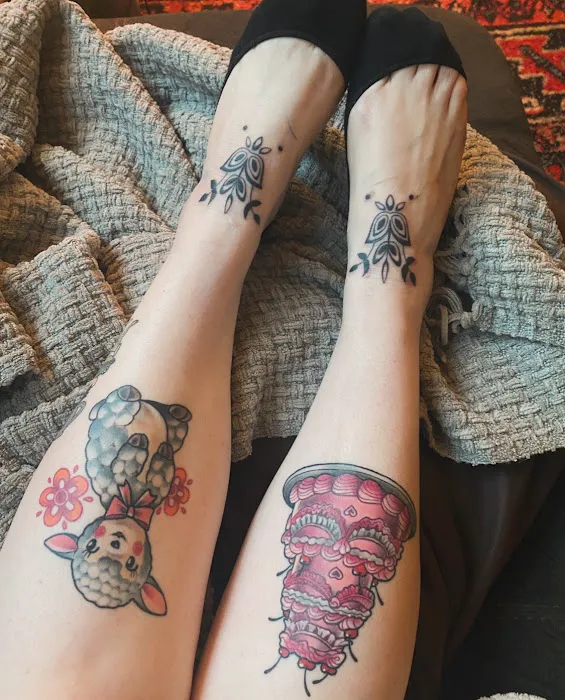 Moth & Meadow Tattoo 7
