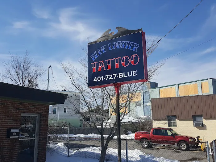 Blue Lobster Tattoo 0