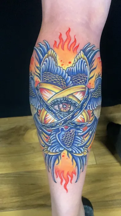 Arrows and Embers Custom Tattoo 2