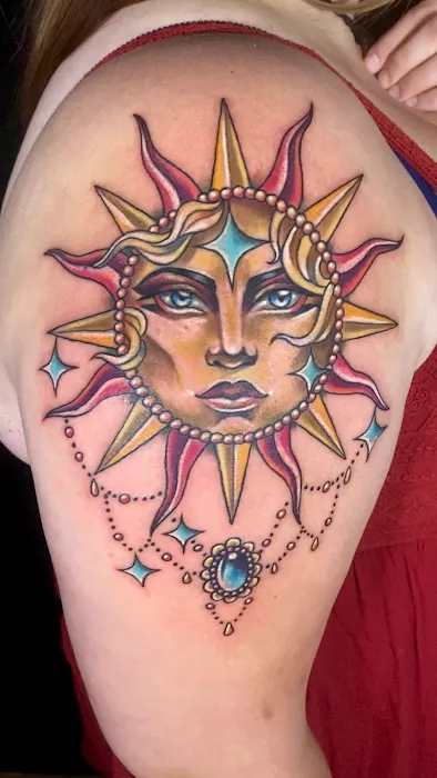 Arrows and Embers Custom Tattoo 1