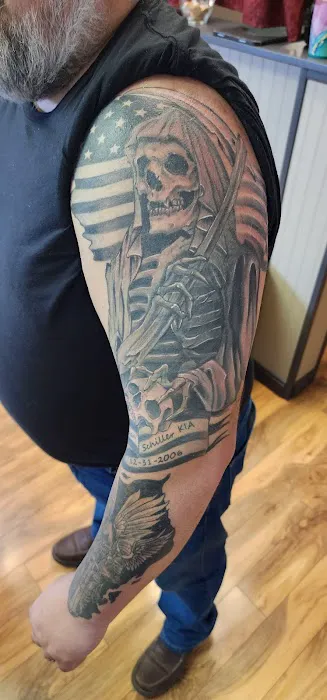Arrows and Embers Custom Tattoo 3