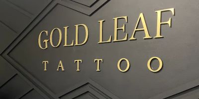 Gold Leaf Tattoo