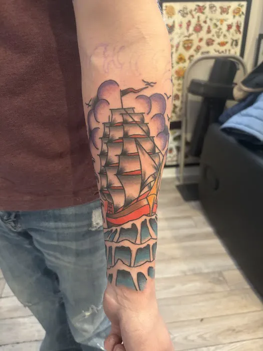 Diving Horse Tattoo 8