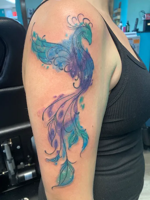 Bearded axe tattoo 5