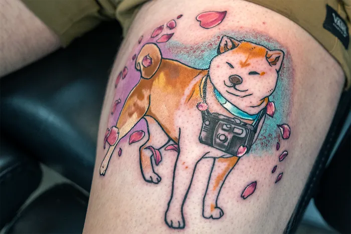 Black Umbrella Tattoo 4