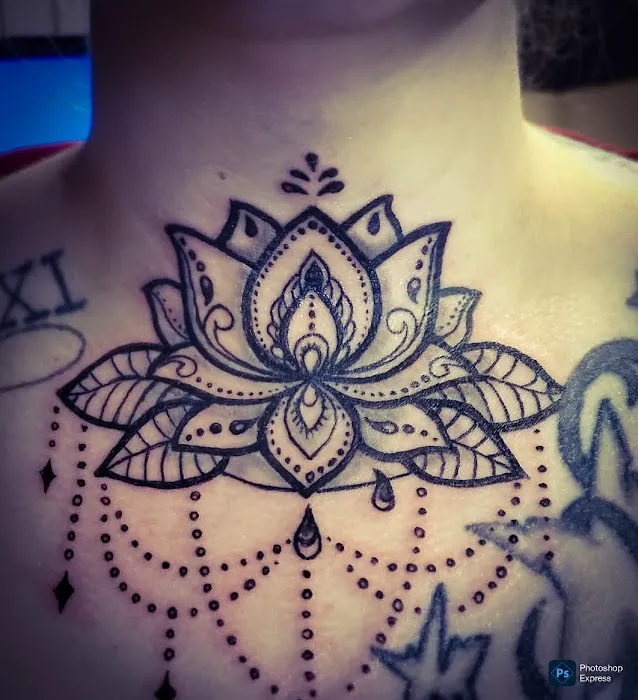 Gray Ink Art Tattoo 4