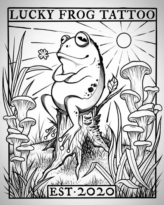Lucky Frog Tattoo 4
