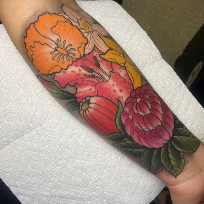 100 Candles Tattoo 4