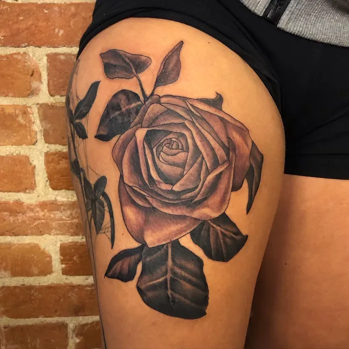 The Tilted Rose Tattoo 9