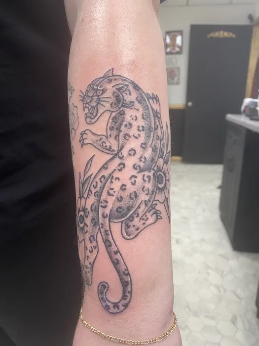Pins and Roses Tattoo 2