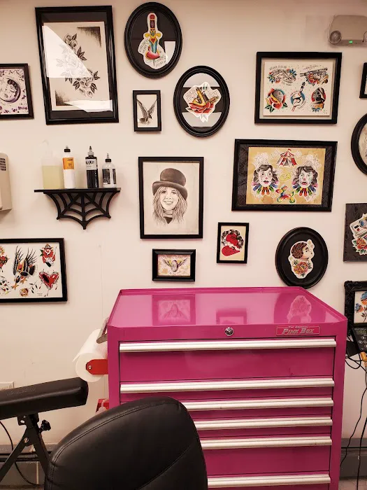 Pins and Roses Tattoo 8