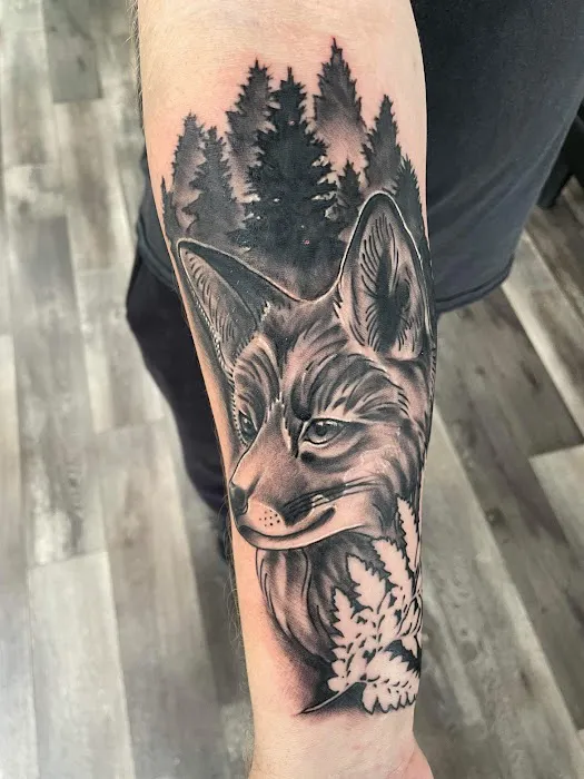 Leaf and Arrow Tattoo 4