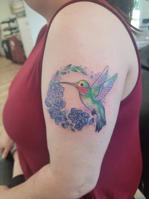 Leaf and Arrow Tattoo 7
