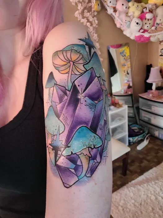 Leaf and Arrow Tattoo 0